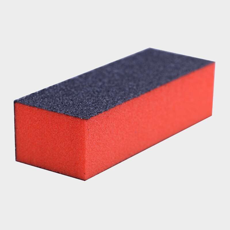 10Pcs 4 Way Shiny Block / 4 Step Buffing Block Shine Nail Buffer Buffing Block Sanding Files Manicure Mash ! ( 3 Colors): red