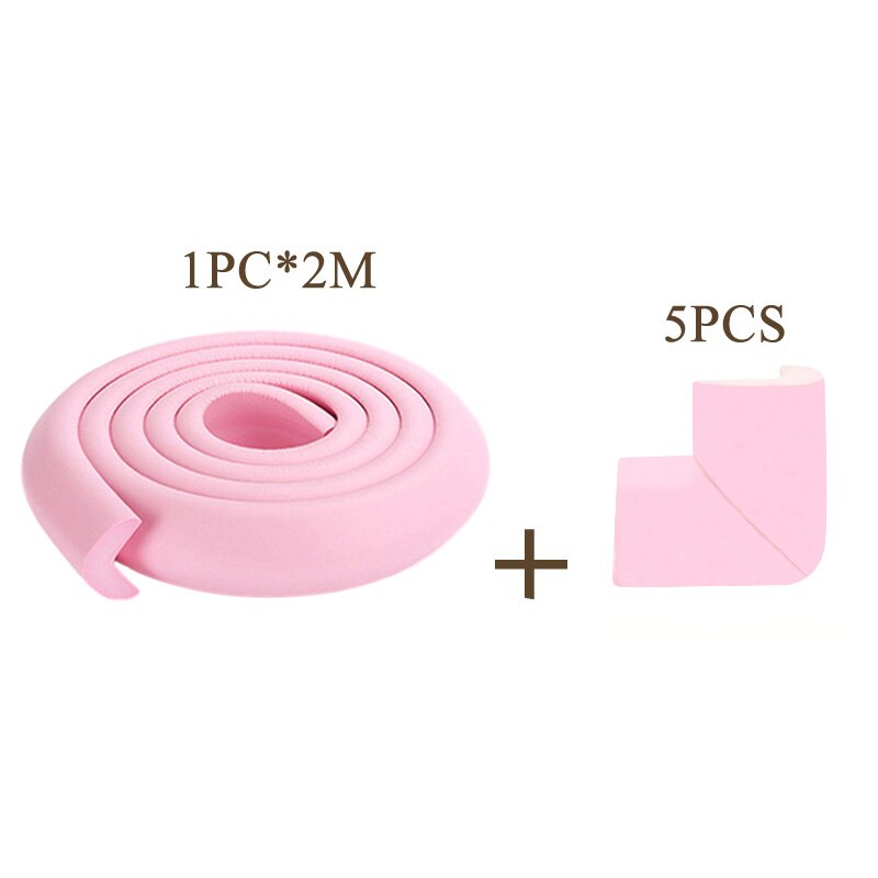 Baby Safety Corner Protector Home Edge Table Furniture Corner Baby Proof Protection Cover for Kids Child Safety Anticollision: Pink A