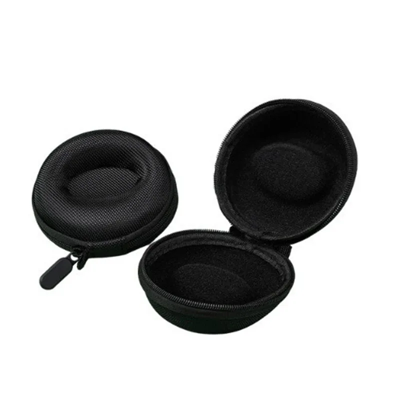 Custodia da viaggio portatile in EVA per orologio singolo, scatola portaoggetti per orologio, supporto per orologio impermeabile per smartwatch, contenitore con cerniera: nero