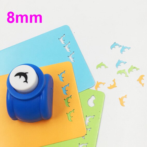 1PC Hole Punch Craft DIY Scrapbooking Cards Printing Paper Shaper Mini Cutter Random Color best: dolphin