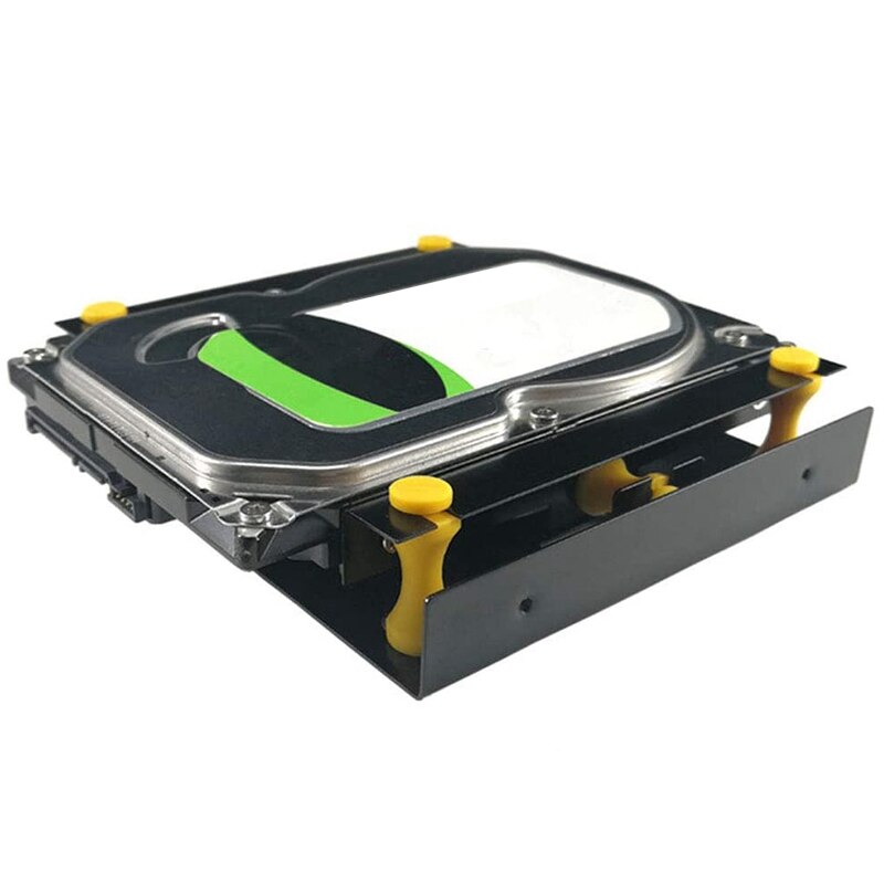 3.5 Inch Hard Disk Shock Absorber Bracket with Mounting Screws for PC Case 3.5 HDD to 5.25 DVD ROM Bay Adapter