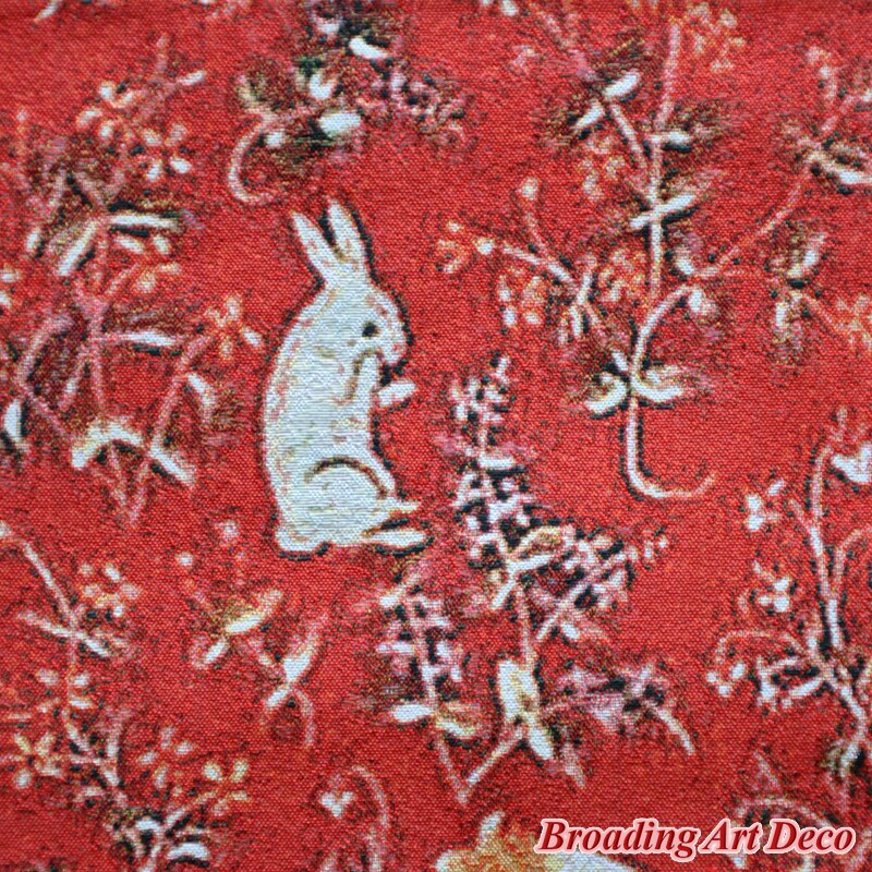 Pair of Unicorn &amp; Lion Medieval Art Tapestry Wall Hanging Jacquard Woven Home Decoration Polyester Wall Tapestries Size 98x76cm