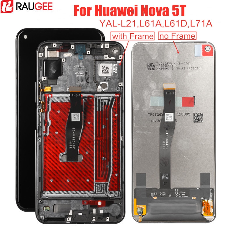 LCD Display für Huawei Nova 5T YAL-L21 L61A L61D L71A LCD Screen + Touch Display Digitizer Ersatz für Huaawei nova 5t Display