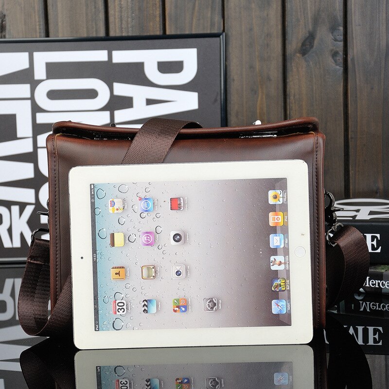 Sac à bandoulière rétro décontracté pour hommes, double fermeture à glissière, sacs tendance, sacs à main