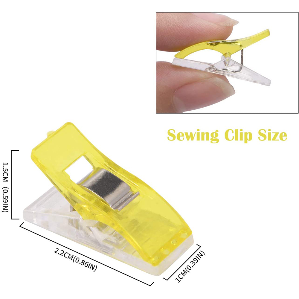 40Pcs Multipurpose Naaien Clips Stof Mini Quilten Gereedschap Voor Quilten Patchwork Kleine Plastic Craft Clips Binding Clips