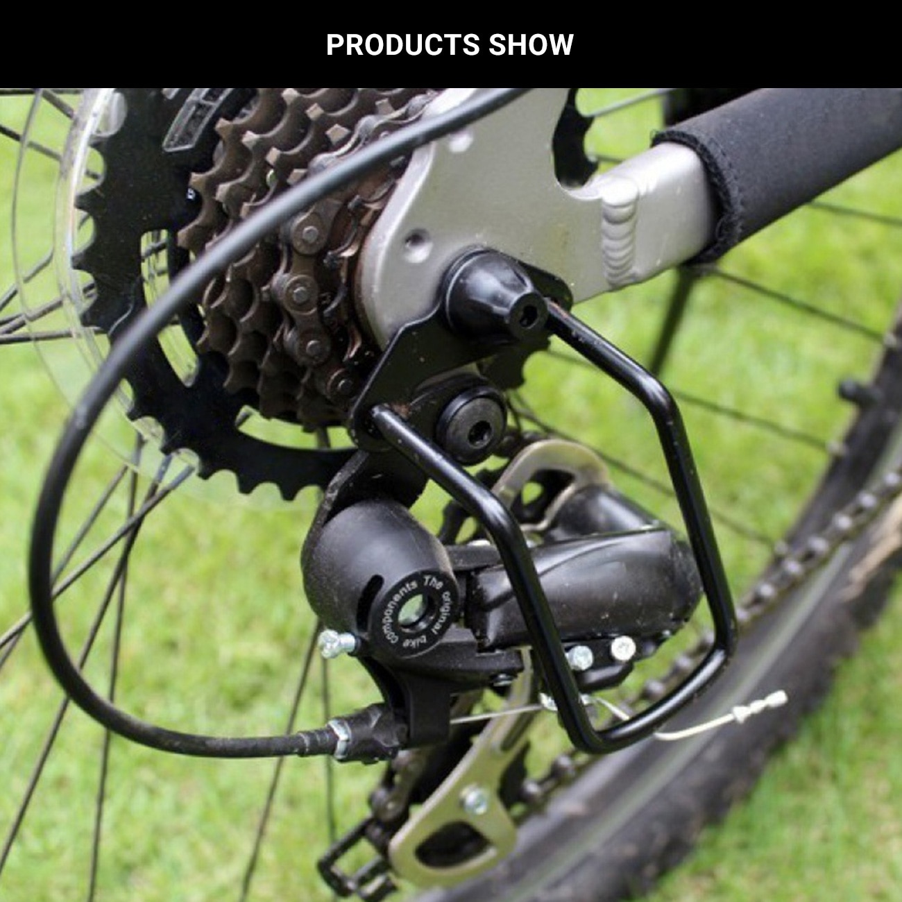 Bicycle Chain Gear Protector Back Rear Derailleur Guard Cycling Mountain Road Bike MTB Gear Steel Iron Protect Rack