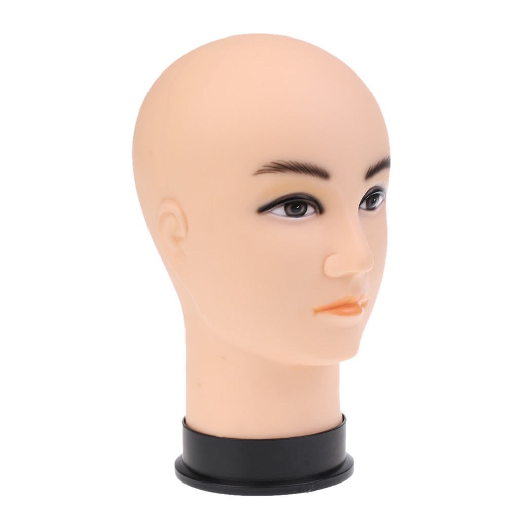 1 Stuk Huidskleur Mannelijk Hoofd Model Pruik Haar Hoed Bril Headscalf Scalf Display Stand Mannequin