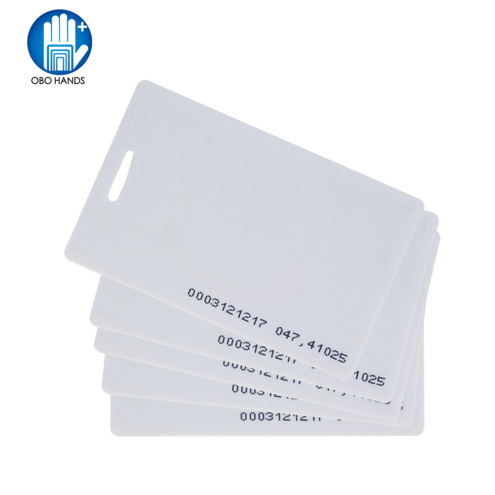 5/10/25/50/100pcs 125KHz RFID EM ID CARD TK4100 Clamshell Card 1.8mm Thickness Proximity ID Card With 64 bits for Entry Access