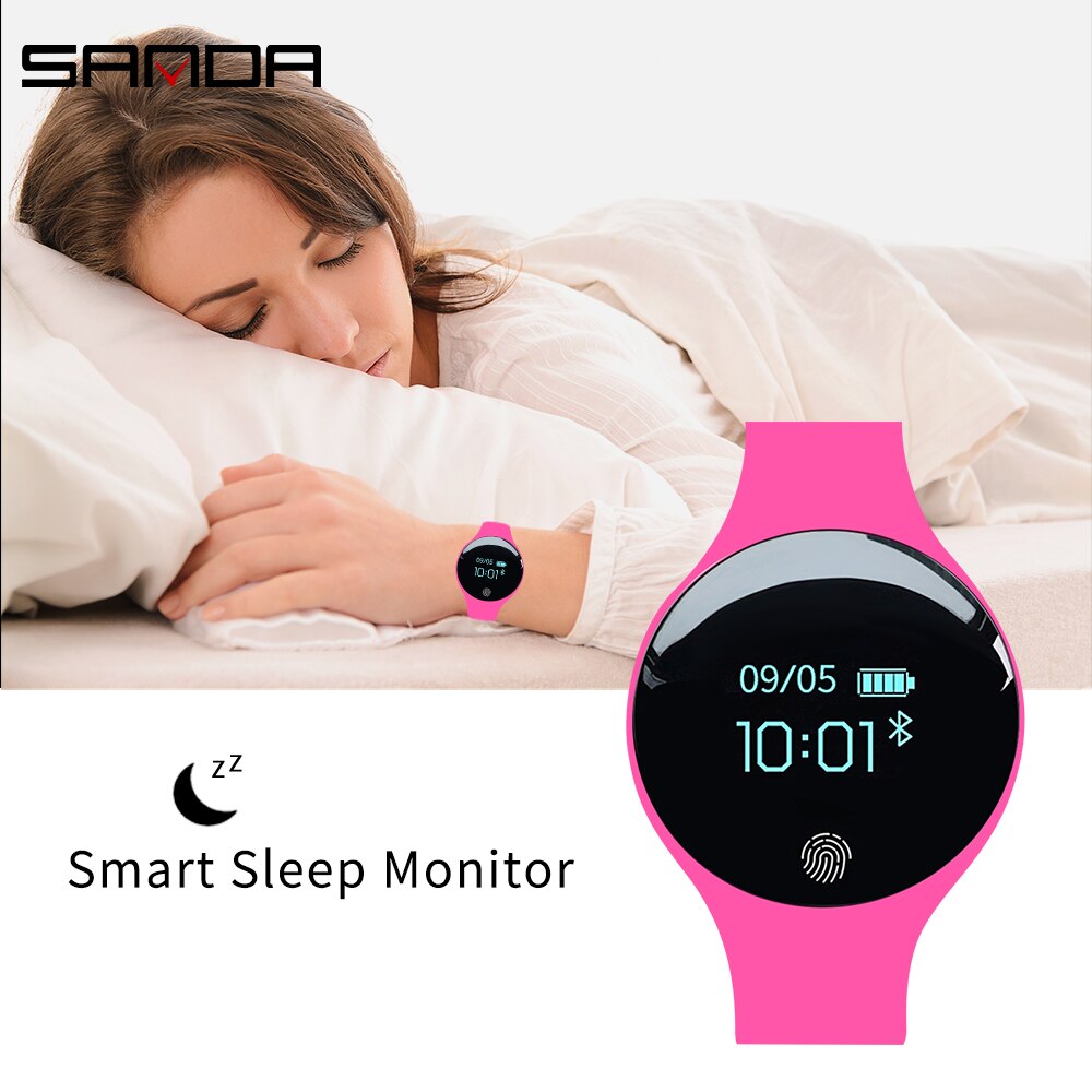 Sanda Bluetooth Smart Horloge Voor Ios Android Mannen Vrouwen Sport Intelligente Stappenteller Fitness Armband Horloges Voor Iphone Klok Mannen