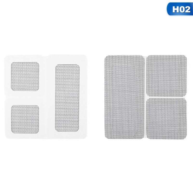 5 stuks/pak raam thuis zelfklevende anti-muggen vliegen insecten net reparatie scherm muur patch stickers gaas raamhor: H02