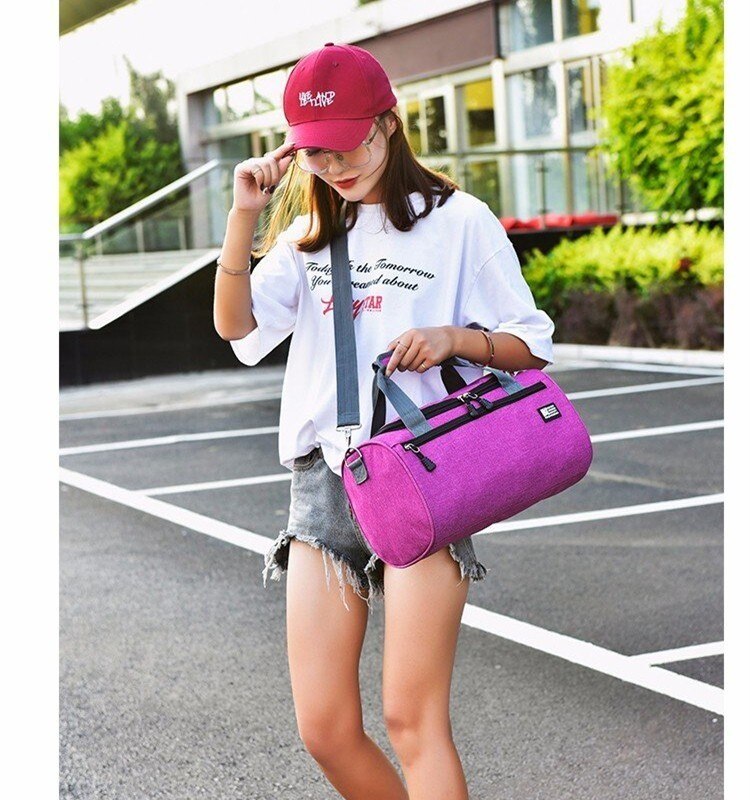 Freizeittaschen für damen und herren, reisetaschen, business-handtaschen (zylindrisch), wasserdichte outdoor-sporttaschen, wochenend-umhängetaschen, schultertaschen, rucksack