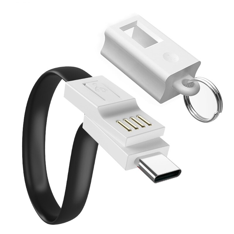 Micro Usb Type C Fast Charger Sync Gegevens Multifunctionele Powerbank Sleutelhanger Type-C Kabel Voor Xiaomi Mi5 samsung S10 S9 Plus Cord