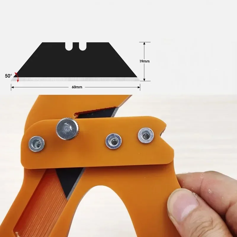 Trimming Blade Arc Straight Edge Banding Strip Scraper Board 2 in1 PVC Manual Edge Trimmer Deburring Woodworking Tool