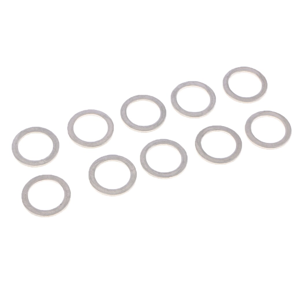 10pcs/Set Engine Oil Drain Plug Washers Gaskets For Hyundai Kia