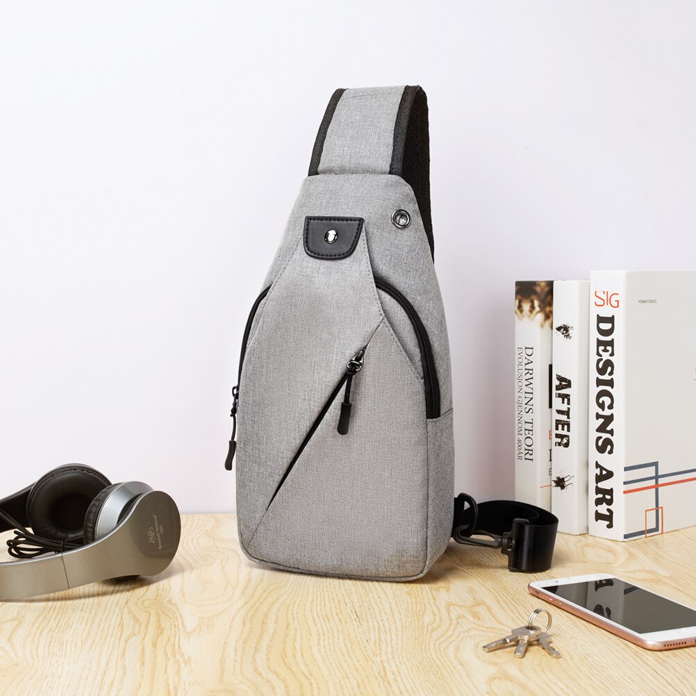 Moda uomo antifurto borsa a tracolla ricarica USB borsa a tracolla da viaggio borsa da viaggio impermeabile per uomo