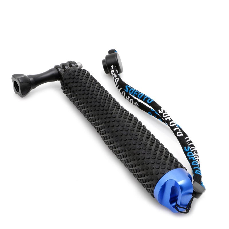 Uitschuifbare Mini Selfie Stick Waterdicht Blauw Monopod Voor Gopro Hero 4/3/3 + H05A