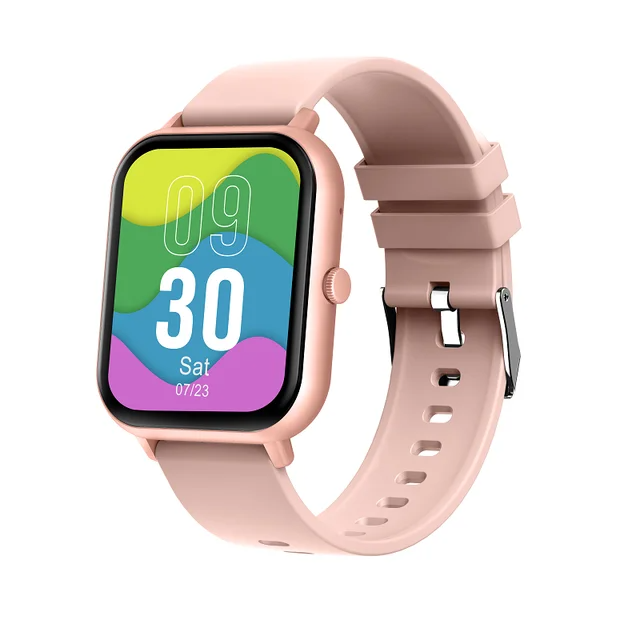 2023 Chiamata Bluetooth Smart Watch Donna Quadrante personalizzato Smartwatch per Android IOS Orologi musicali impermeabili Orologio da polso Full Touch: Black
