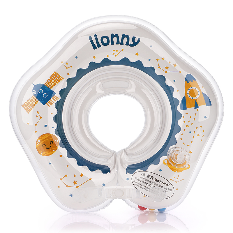 Opblaasbare Zwemmen Baby Accessoires Hals Float Ring Buis Veiligheid Pasgeboren Leren Zwemmen Veilig Drijvende Cirkel Voor Baden Water: L1005B-L