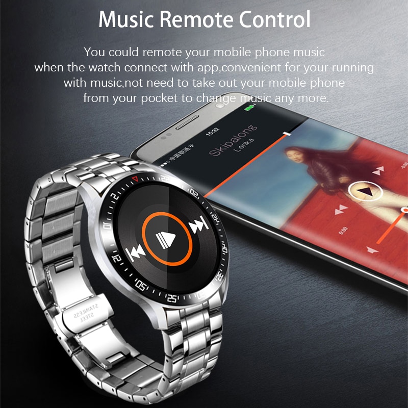Lige tela de toque completa relógio inteligente masculino smartwatch para android ios freqüência cardíaca monitor pressão arterial à prova dwaterproof água relógios fitness