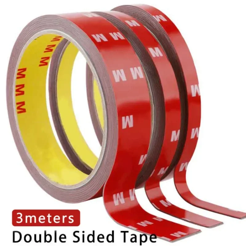 Double Sided Tape Super Strong Waterproof Acrylic Foam Thicken Adhesive Tapes Heavy Duty Mounting Traceless Stickers Home Car