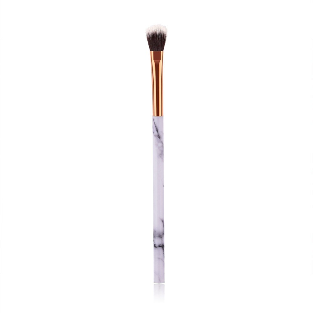4/10 Pcs Marble Texture Makeup Brush Set Make Up Brushes Eyebrow Eye Brow Shadow Liner Lip Fan Beauty Cosmetic Tools #273602