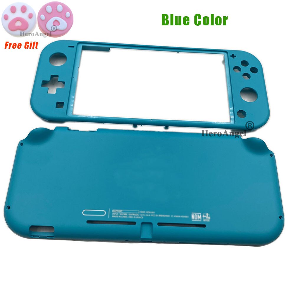 Black Yellow Front Back Housing Shell Cover Case Set for Nintend Switch Lite Console Replacement Cover Case: Blue