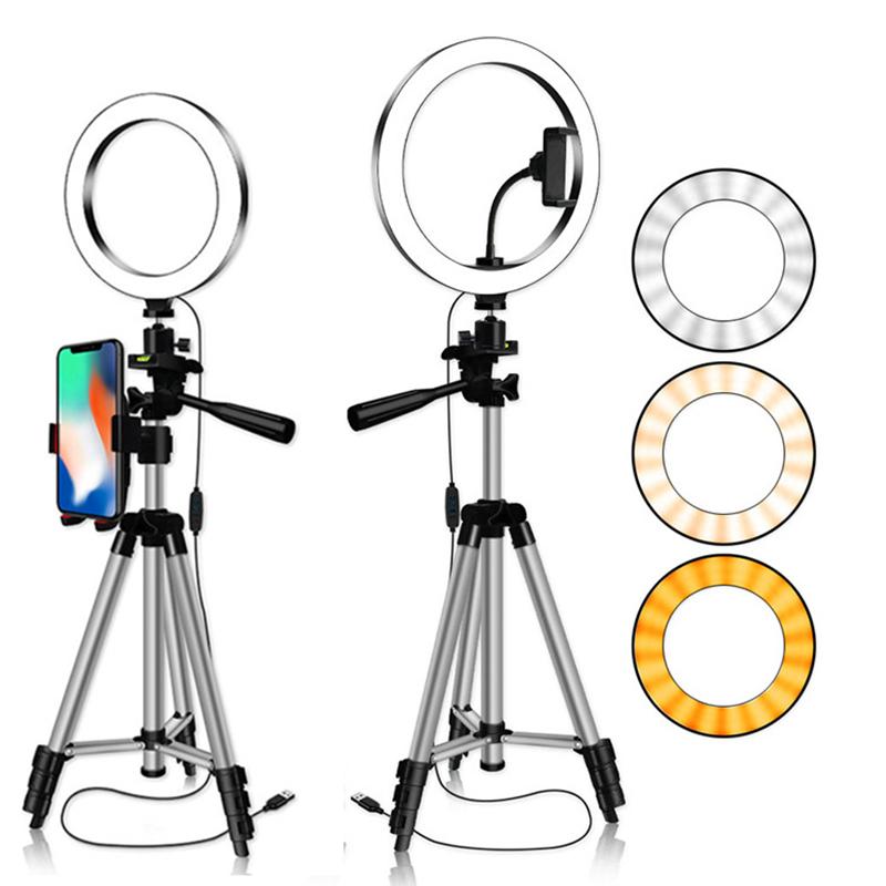 26cm Ring Light Dimmable Camera Photo Studio Phone... – Grandado
