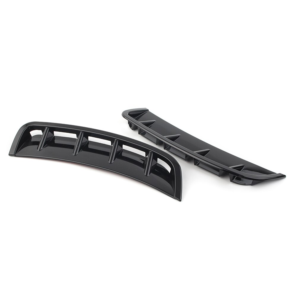 Glanzend Zwarte Auto Voorwiel Abs Air Vent Kap Spatbord Voor Mercedes-Benz A-Klasse W177 A200 A250 a220 A35 Amg 2 Stks/set