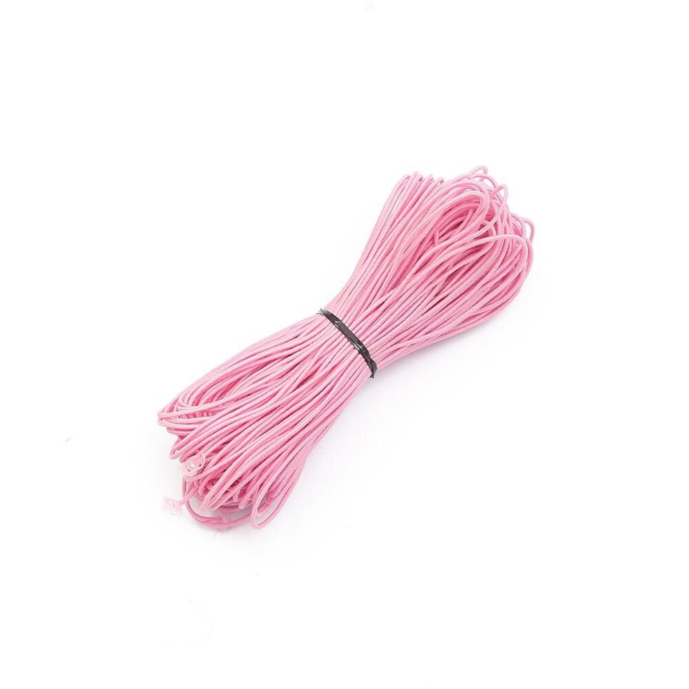 25meter 1mm Bunte Friesen Elastische Stretch Cord Perlen Gewinde String Gurt Seil Für Diy Armband Schmuck Machen Zubehör: Pink