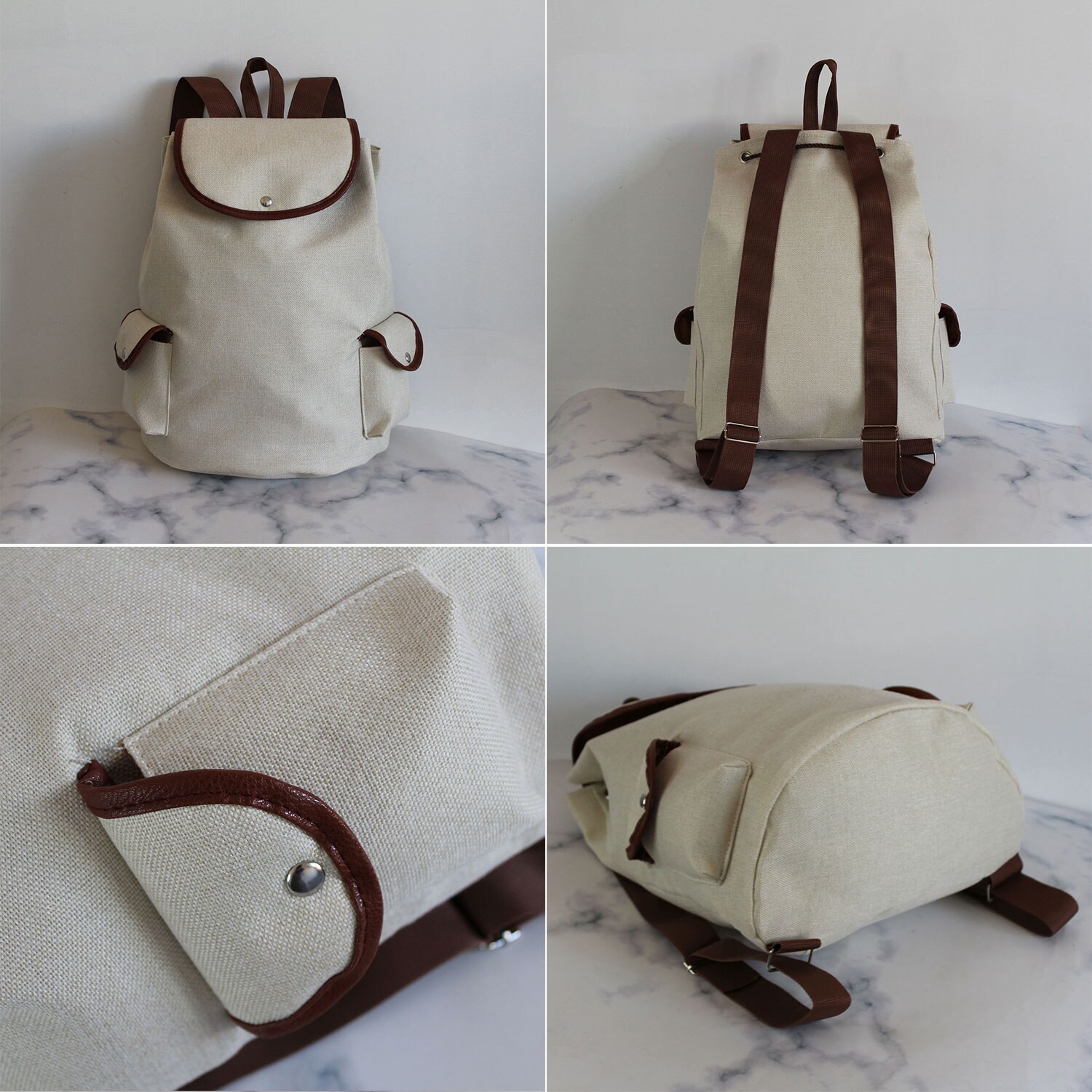 Large Capacity Drawstring Backpack Women Preppy Style Cartoon Super Mom Life Momlife Mama Mama Portable Linen Backpack Book Bag