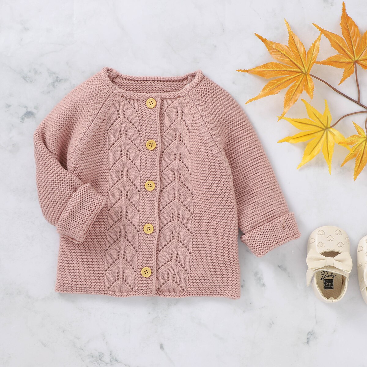 FOCUSNORM 0-18M Herbst Winter Prinzessin Baby Mädchen zur Seite fahren Mantel Lange Ärmel betroffen Solide Einreiher Jacke