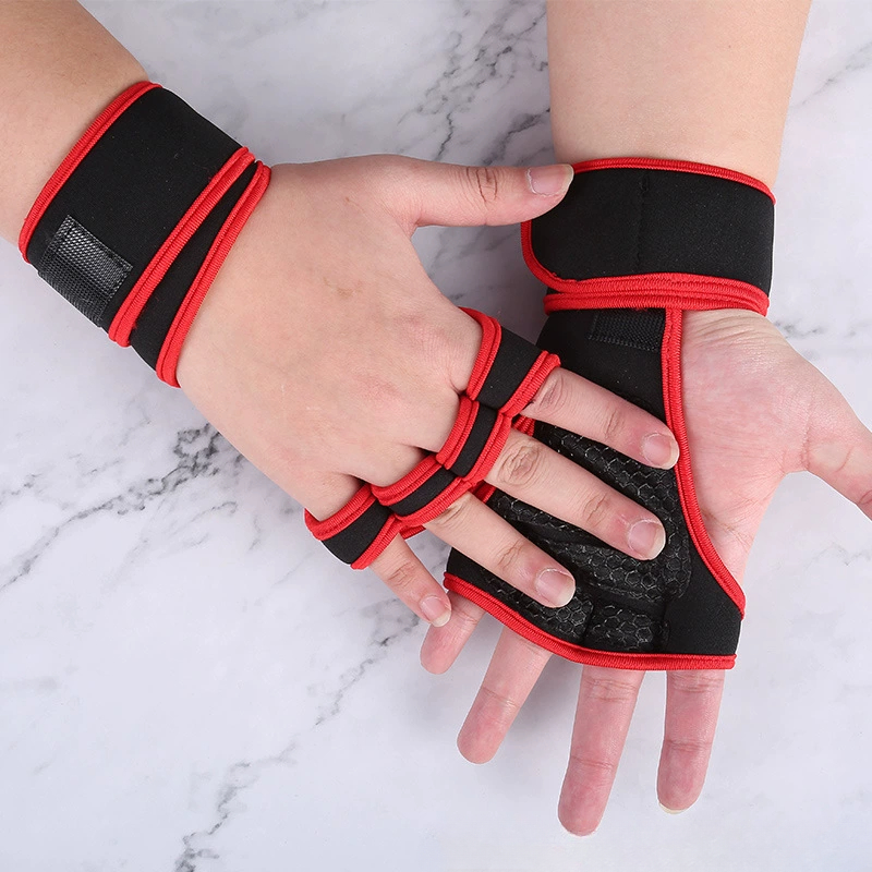 Gants de Sport d'entraînement pour hommes et femmes, gants d'entraînement, Fitness, musculation, haltérophilie, gymnastique, main, poignet, protection du paume: Gris clair / XL