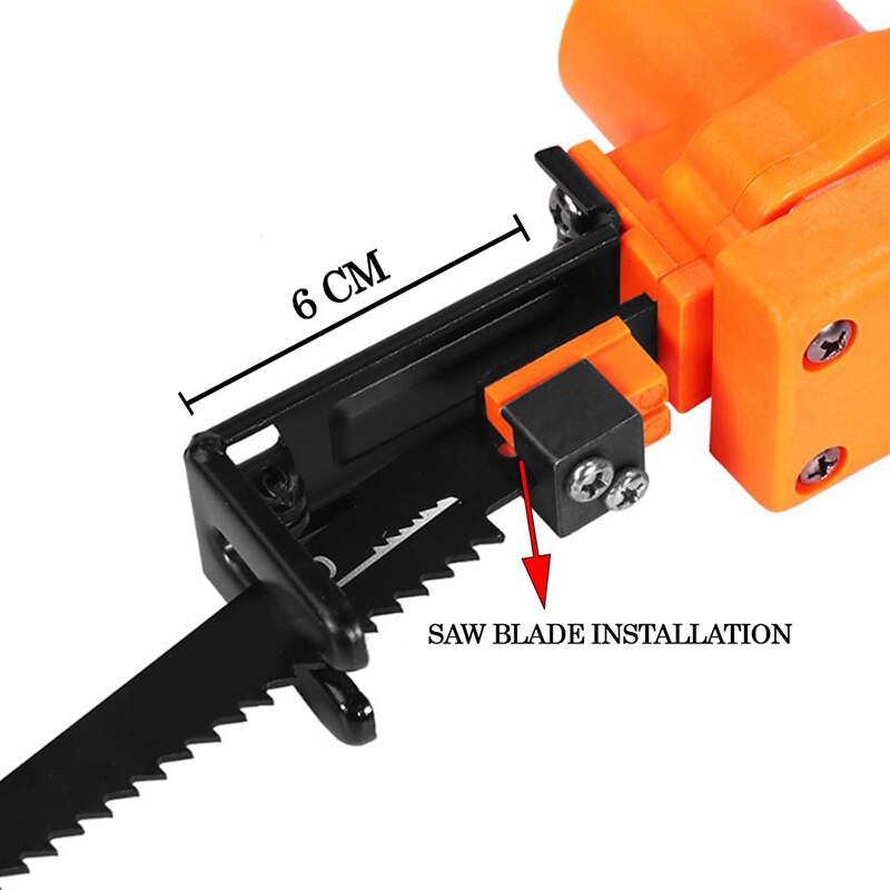Reciprocating Saw Adapter Electric Drill Modified Electric Saw Hand Tools Wood Metal Cutter Home Accessories