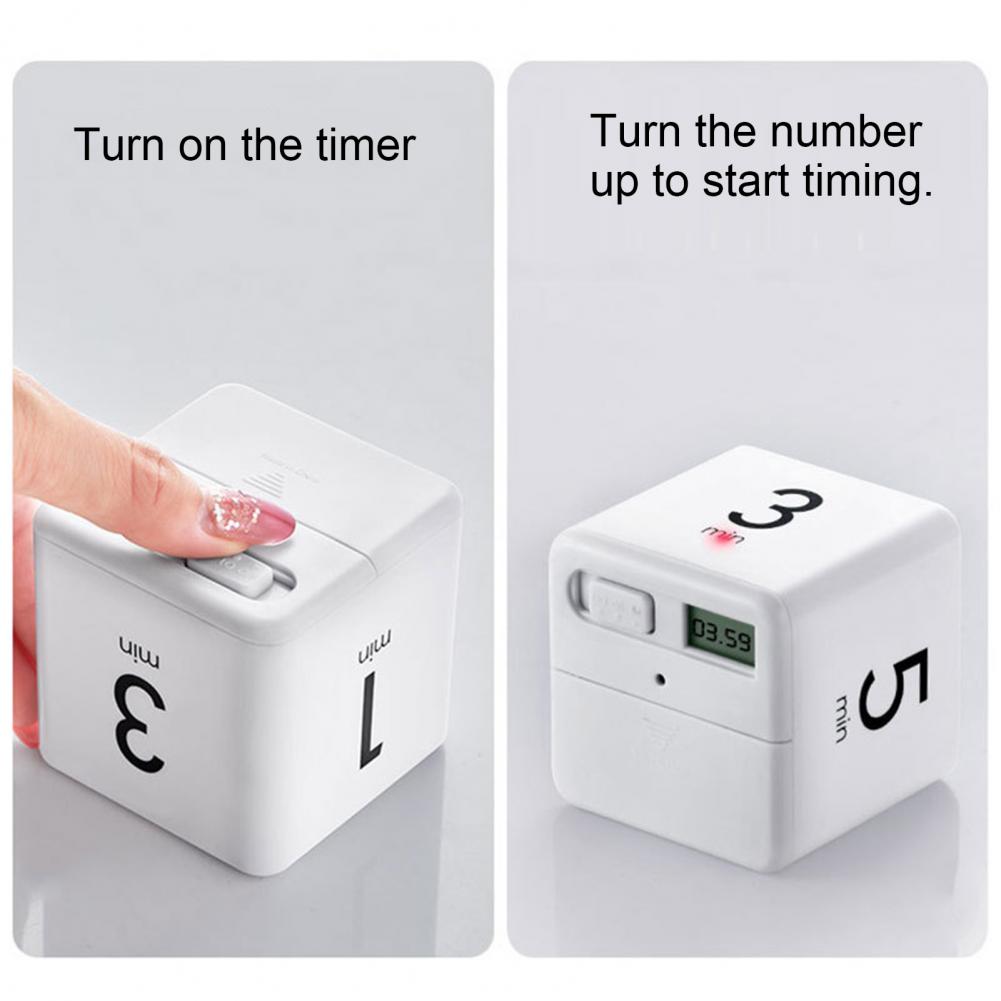 Alarm Clock Digital Display Time Management PP Countdown Homework Study Working Meeting Timer Kitchen Accessories Fitness Yoga