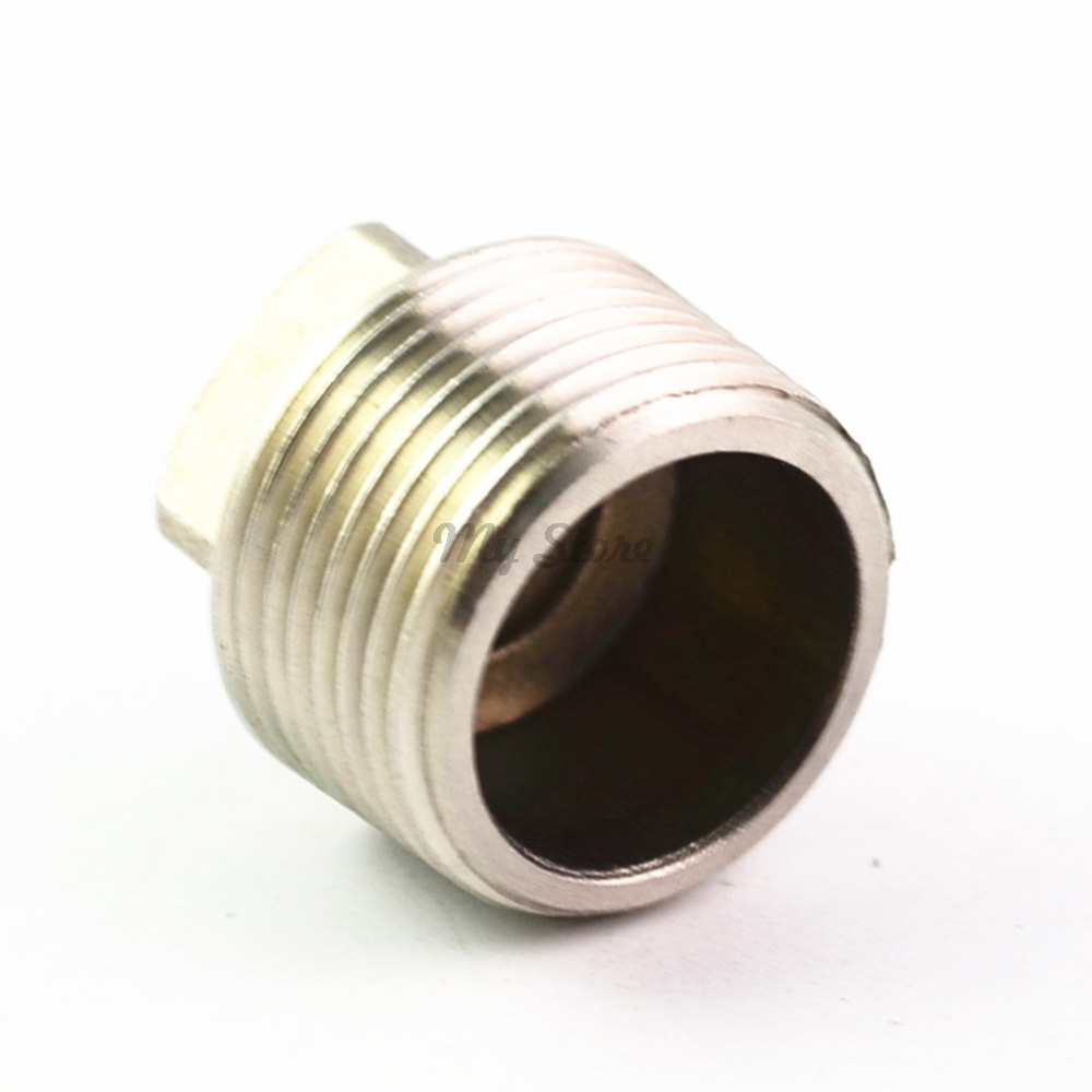 Conector de tubería de acero inoxidable 304, conector macho cuadrado de fundición, roscado