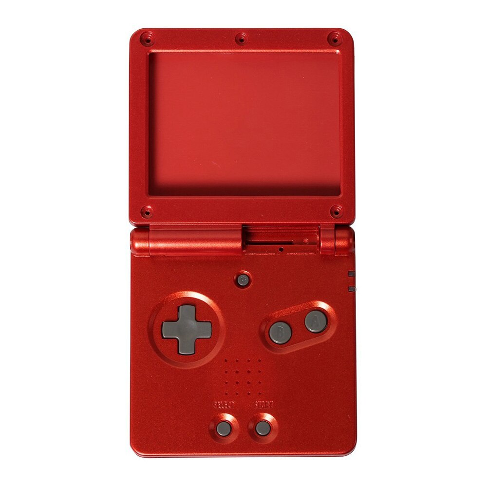 Pour GBA SP boîtier boîtier édition classique boîtier de remplacement coque Console de jeu couverture pour GameBoy Advance SP: Rouge