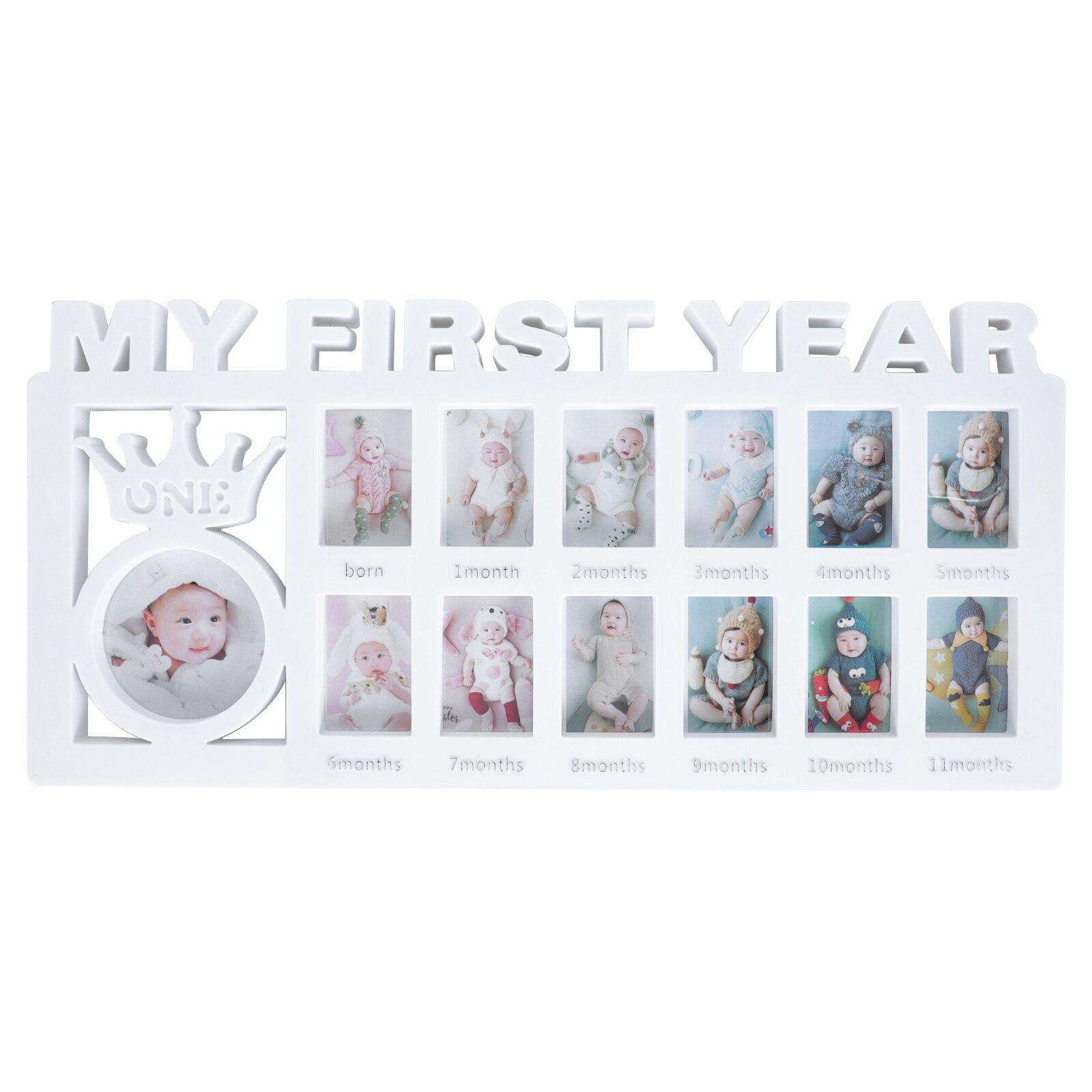 1pc First Year Photo Frame Infant Photo Frame Milestone Picture Frame