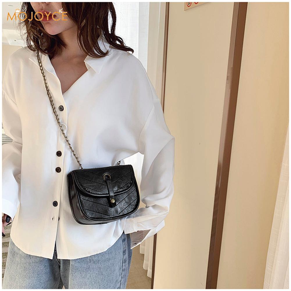 Frauen Handtasche PU Leder Schulter Geldbeutel Pro weiblich fest Kette Platz groß Kapazität Totes Bote Schulter Handtaschen