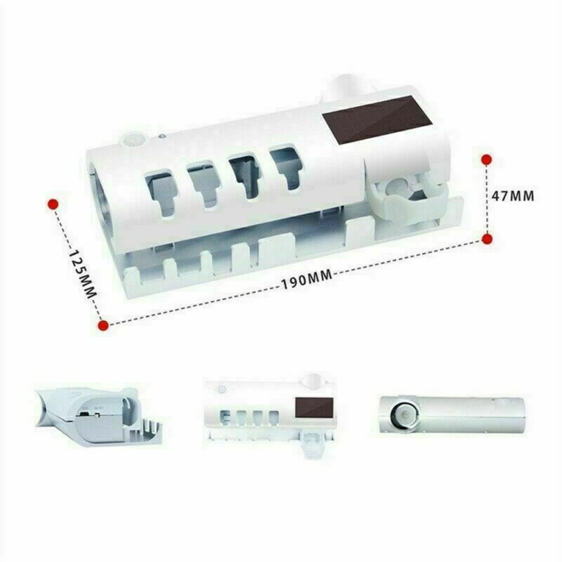 Uv-licht ultraviolet tandenborstel sterilisator tandpasta dispenser knijpers desinfectie automatische tandenborstelhouder thuis badkamer