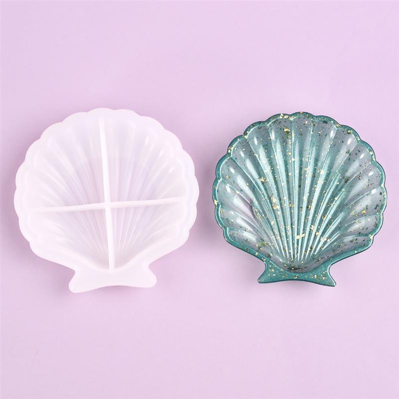 Opbergbak in de vorm van een schelphond, siliconen mal voor doe-het-zelf epoxy knutselen, sieraden maken, harsmal, sieradengereedschap, mallen