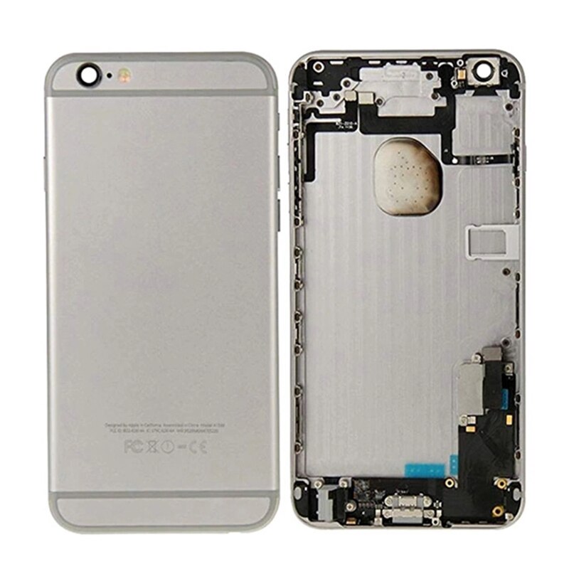 Di alta Qualità Alloggiamento Posteriore per il iPhone 6 6 più La Batteria di Caso Della Copertura Posteriore posteriore con flettere Assemblea di Cavo per il iPhone iPhone 6 6 più