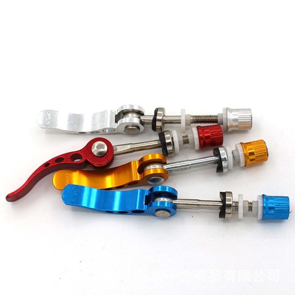 1PCS Random Aluminium Alloy Quick Release Mountain Bike Skewer Bolt Bike Seat Clamp Seatpost Seat Tube Clamp Bicycle Accessories