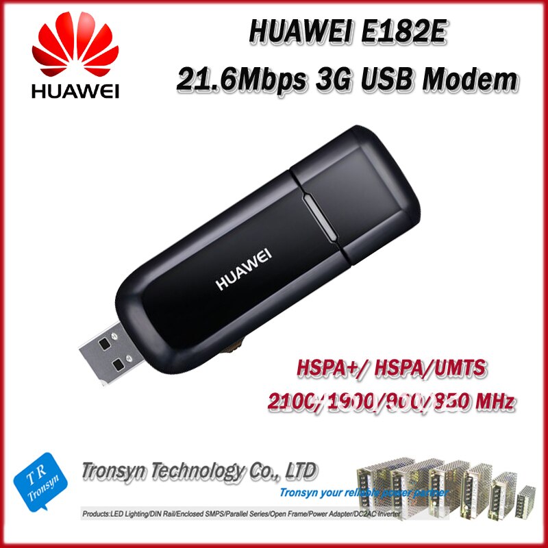 Günstigstes Vorlage Entriegeln HSPA + 21,6 Mbps HUAWEI E182E 3G USB Modem Unterstützung HSPA +/HSPA/UMTS 2100/1900/900/850 MHz