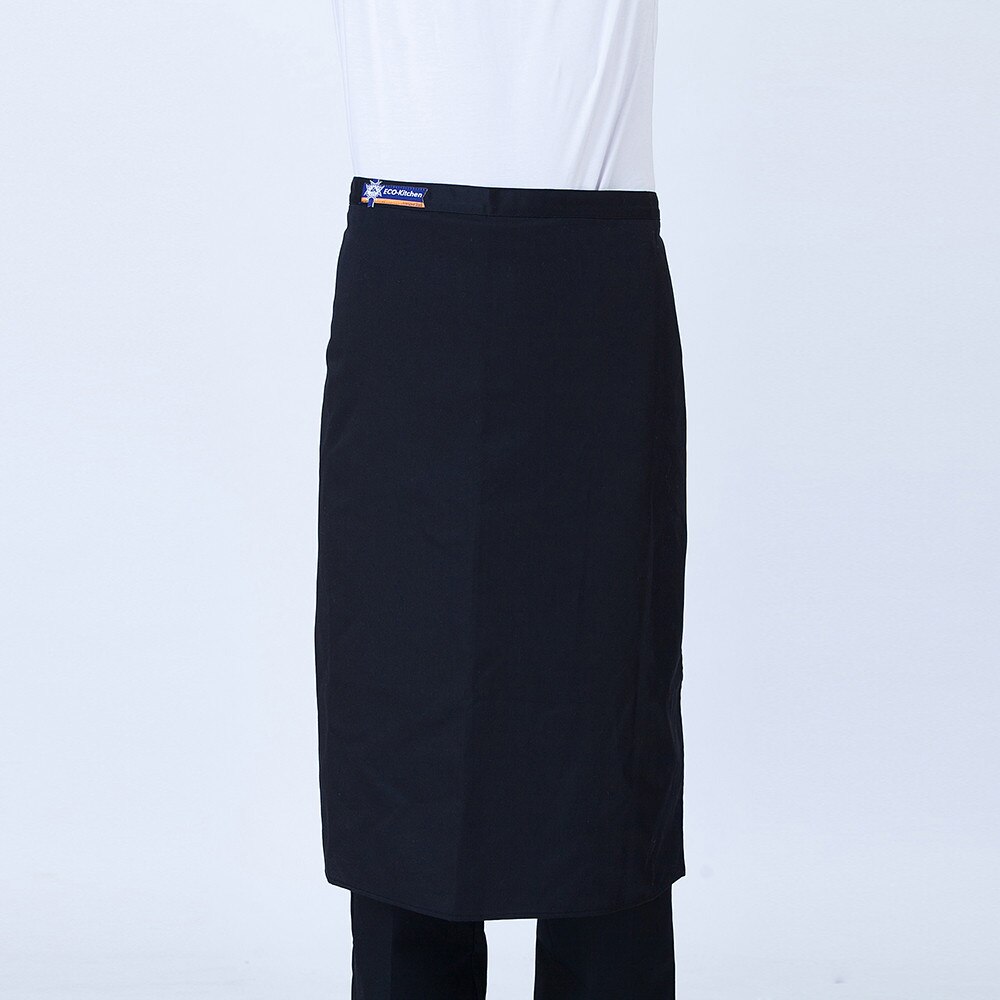 Unisex Coffee Shop Restaurant Food Service Catering Hotel Waiter Waitress Workwear Uniform Chef Kitchen Cooking Solid Half Apron