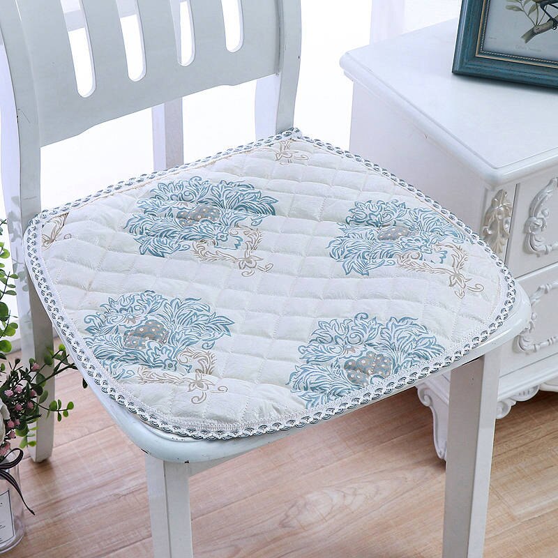 Anti-Slip Stoel Kussen Voor Home Decor Moderne Stijl Billen Pad 2 Maten Kantoor Eetkamerstoel Zitkussens bloemen Sofa Pads