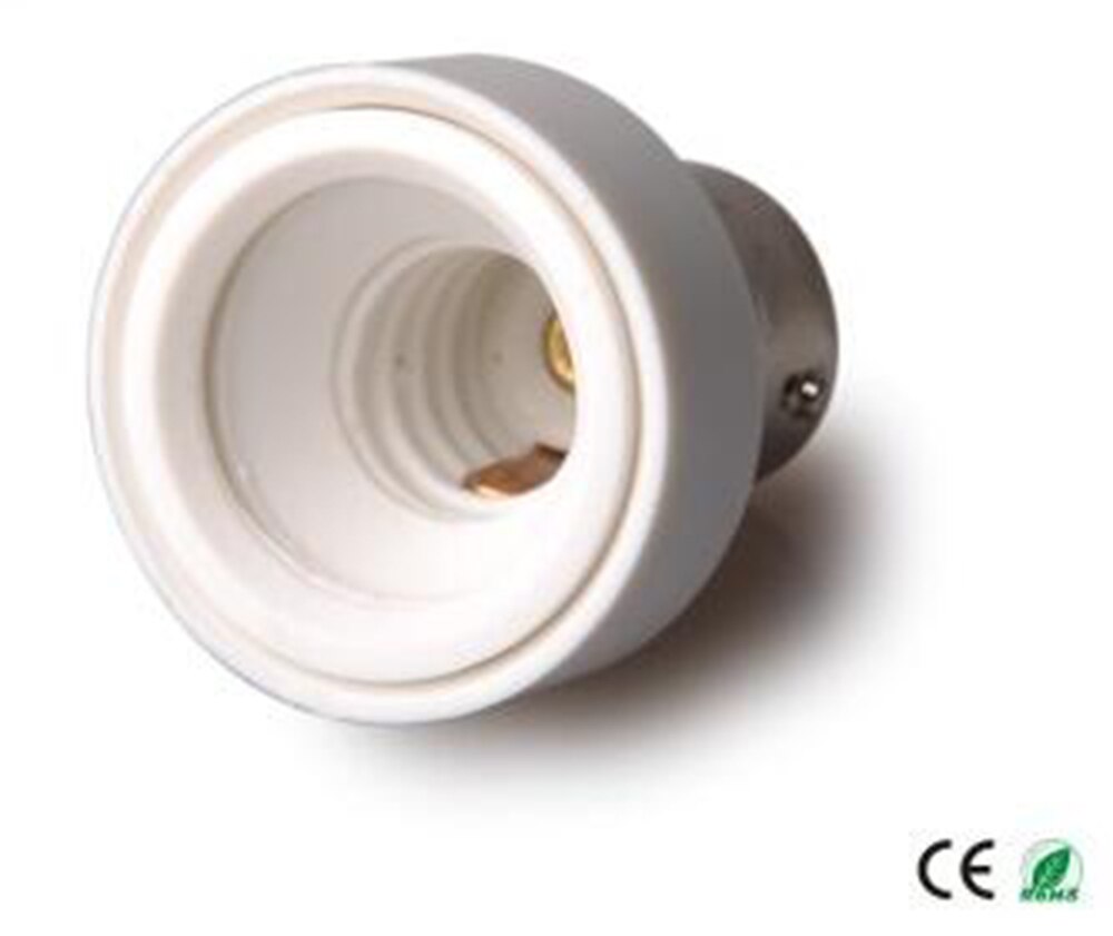 BA15D to E12 Light Socket adapter BA15D to E12 Candelabra lamp holder converter Install E12 US Candle lamp to BA15D socket