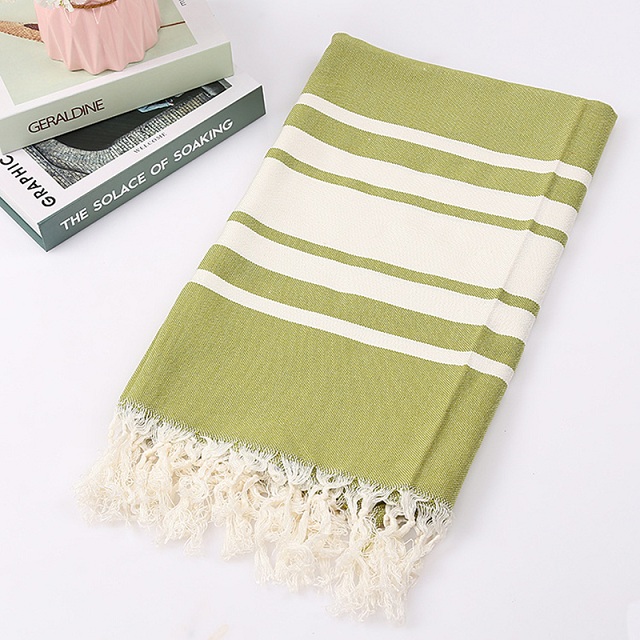 Turkiskt hamam handduk pestemal beach resa peshtemals bad fouta bomull stor 100*180 cm: F