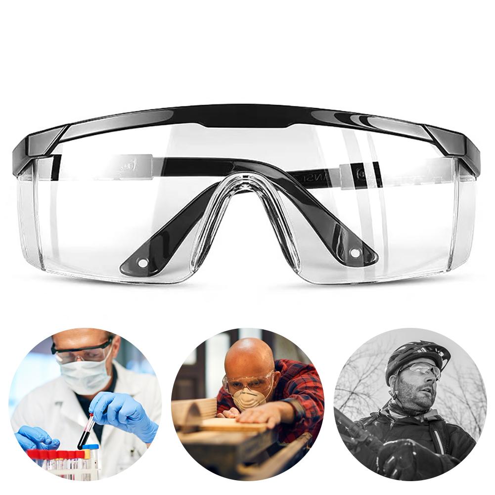 Protective Glasses Dust-proof Breathable Anti-Splash Impact-Resistant For Doctor Laboratory Woodworking Welding Safety Glasses: Default Title