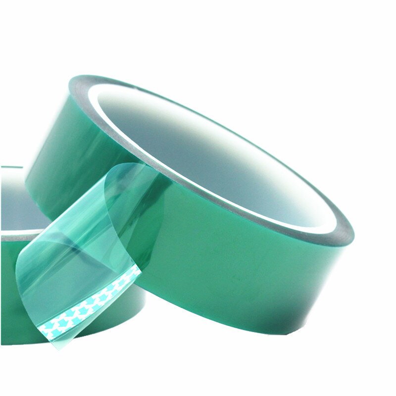 Green PET Tape Heat-resistant PET High Temperature Masking Shielding Tape for PCB Solder Plating Insulation Protection 33M