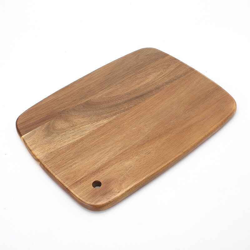 Acacia wood chopping board, steak chopping board, rectangular chopping board, kitchen solid wood chopping board: Default Title